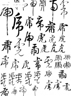 中国底纹新春春节过年新年虎年2010年书法底纹背景中国年传统虎节日图片
