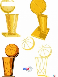 源文件nba总冠军奖杯logo图片
