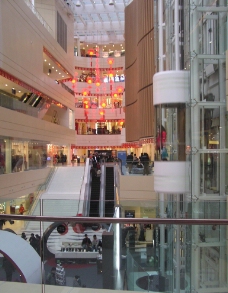 购物场景大型购物商场实景图片