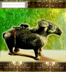 青铜器青铜艺术古品大象