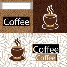 咖啡杯咖啡主题矢量素材