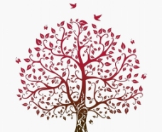 时尚花纹 鸽子树图片