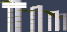 廊架 max 建筑 模型图片