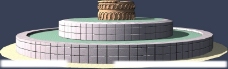 喷泉设计3DMAX模型水池喷泉图片