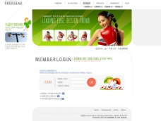 国网韩国体育健康锻炼网站模板图片