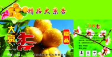大自然水果京杏包装图片