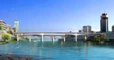 沱江桥图片
