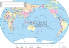 展板PSD下载世界地图