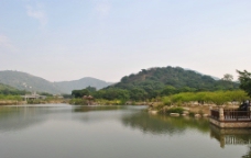 广州香雪公园人工湖图片