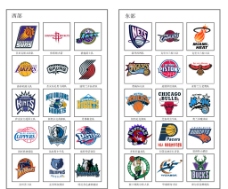 矢量图库标志设计NBA球队标志图片