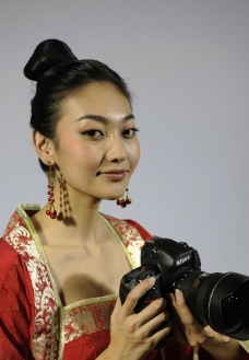 亚洲美女写真日本广告模特摄影模特尼康D3X样品图片