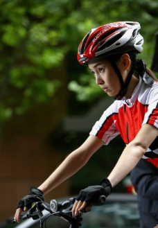 自行车运动亚洲美女写真中国自行车山地车运动图片