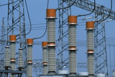 电子电工电线电线杆高压线工业电子电能源图片