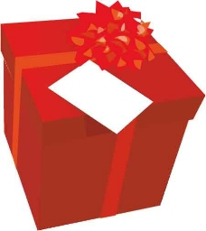 礼品包装插画礼品箱子包装礼品箱