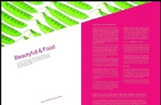 豌豆食品画册版式图片