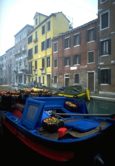 水都威尼斯的渡船图片