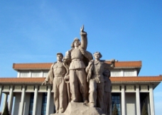 工农兵雕塑图片